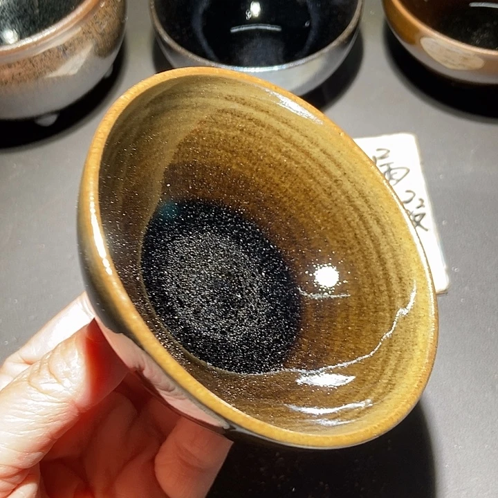 茶盏384 建窑建盏微瑕磨底