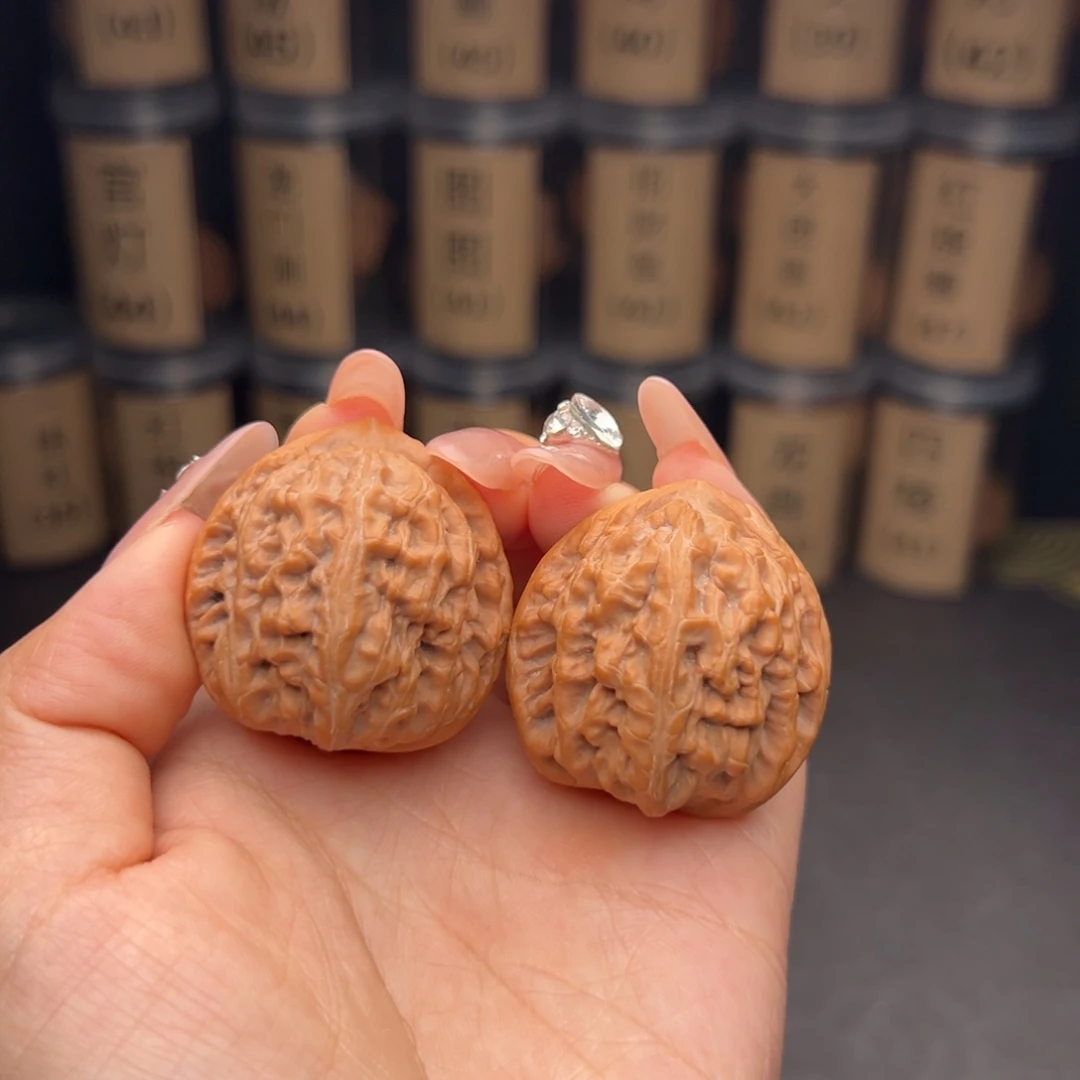 都***购吊坠文玩核桃红锦鲤