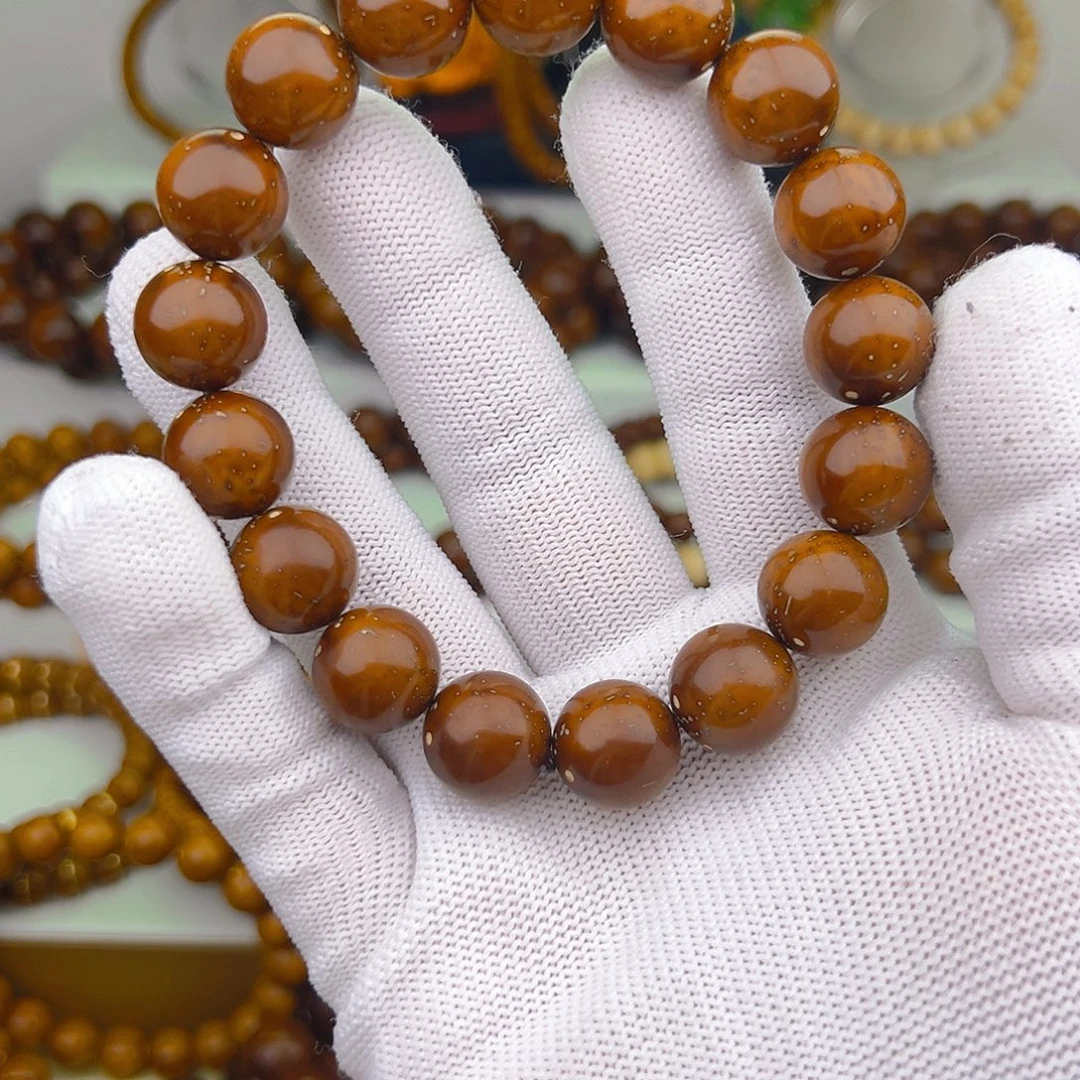 紫金鼠吊坠13.5尺寸半实心光珠