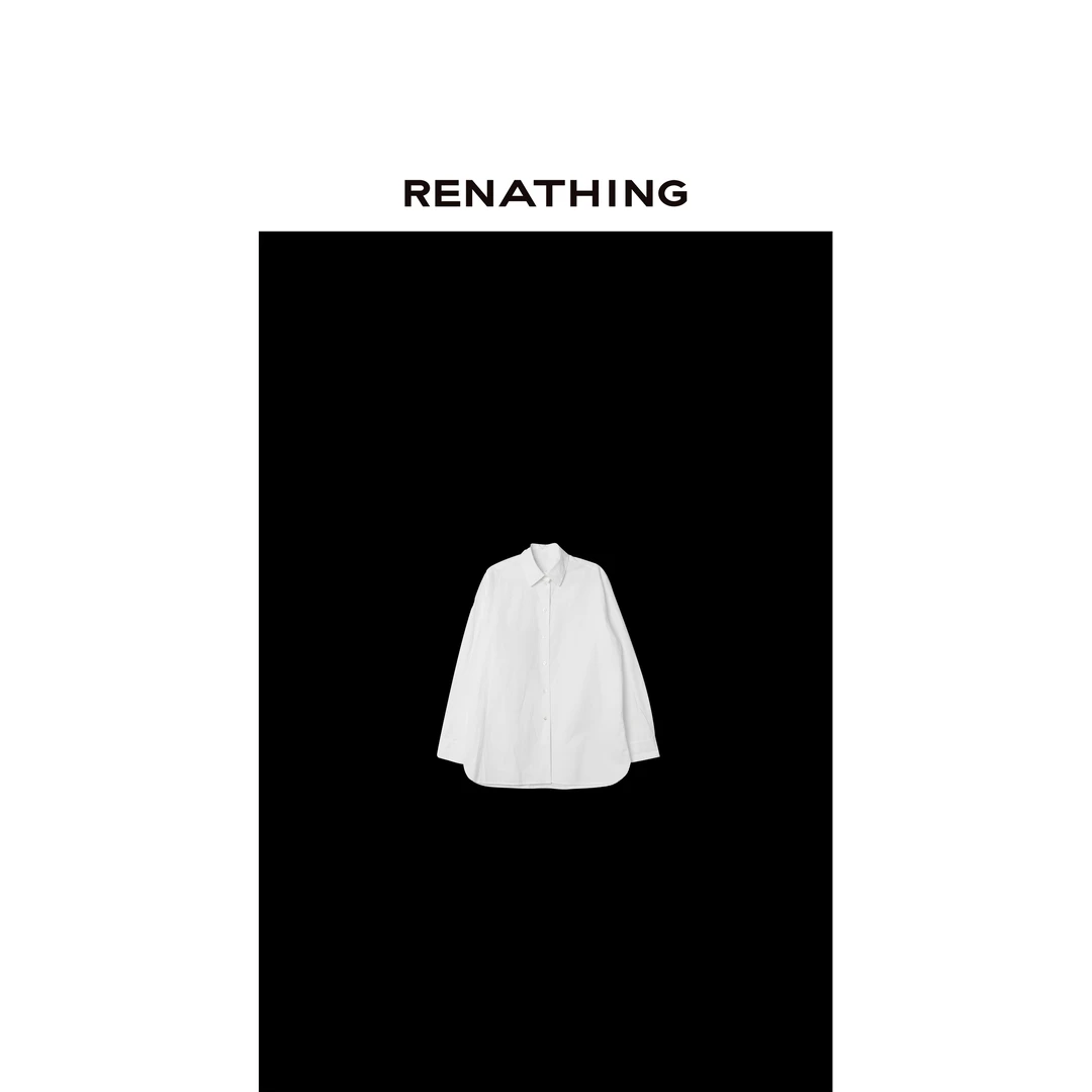 【RENATHING】简约宽松显瘦舒适衬衫