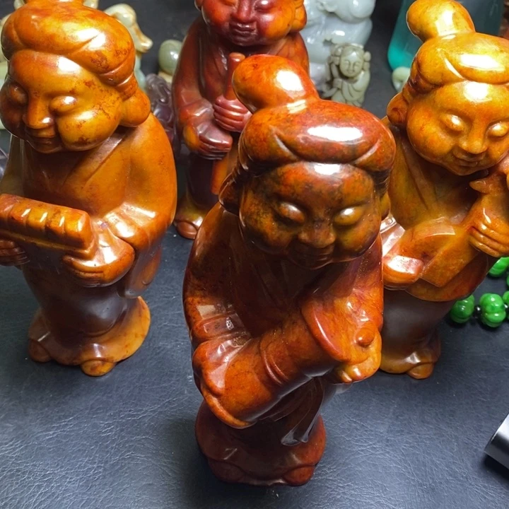 白玉菩提吊坠乙**?摆件