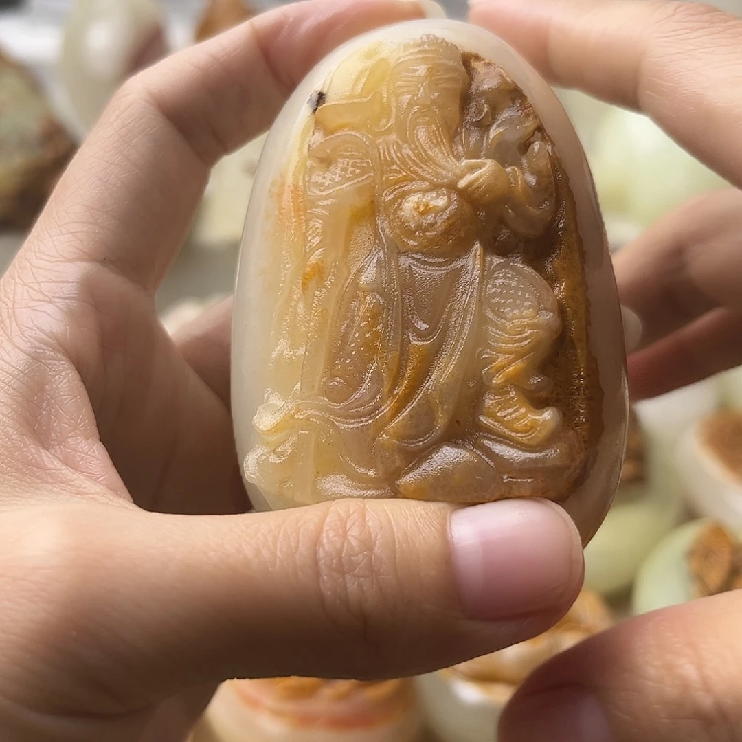 石材方解石不退换关公微瑕