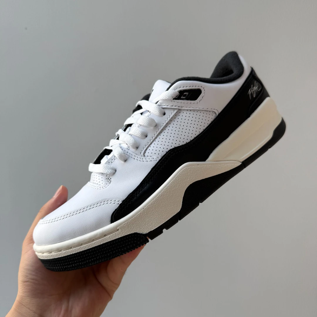 【滔搏联动】NIKE男子JORDAN FLIGHT COURT熊猫休闲板鞋HF3255-112