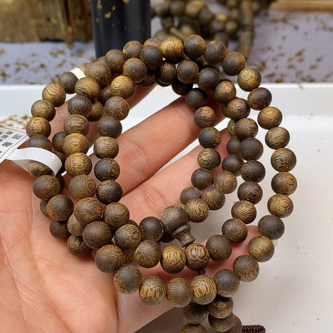 手串沉香绿棋楠规格0.8-30