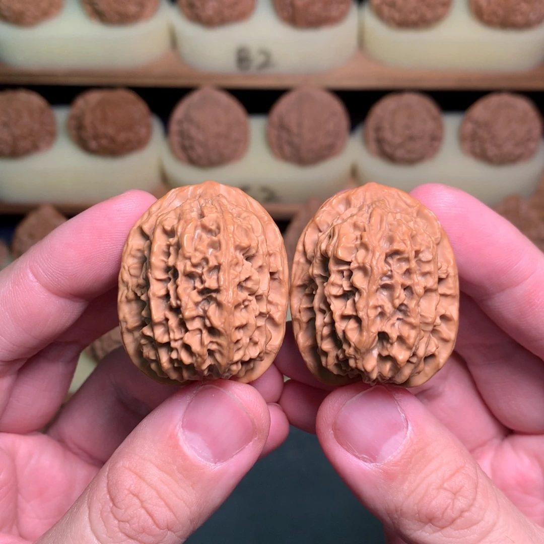 吊坠文玩核桃36秦岭野生秦将军全品