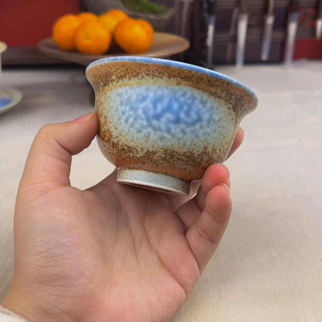 杯纯手工柴烧主人杯