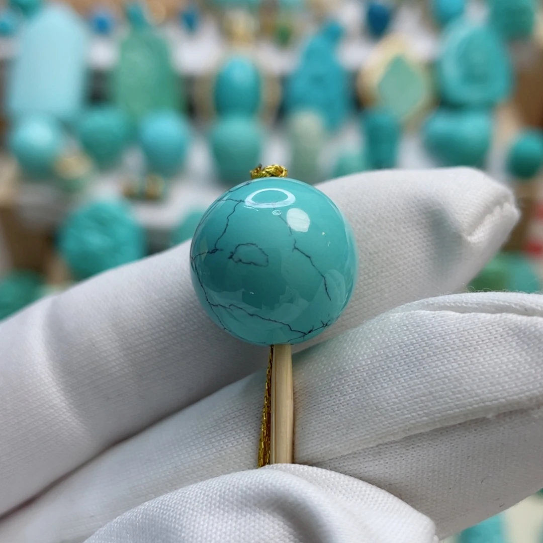 绿松石珠宝奇石未镶嵌