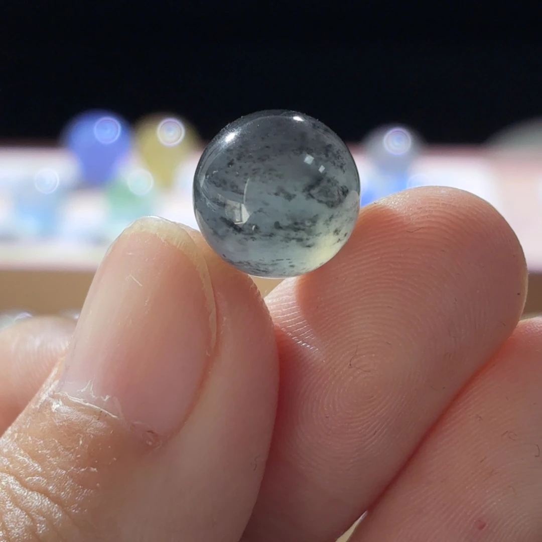 定制翡翠未镶嵌卡11黑冰