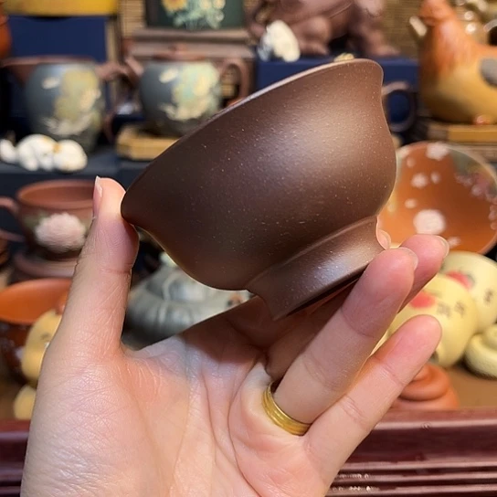 紫砂茶杯紫砂主人杯