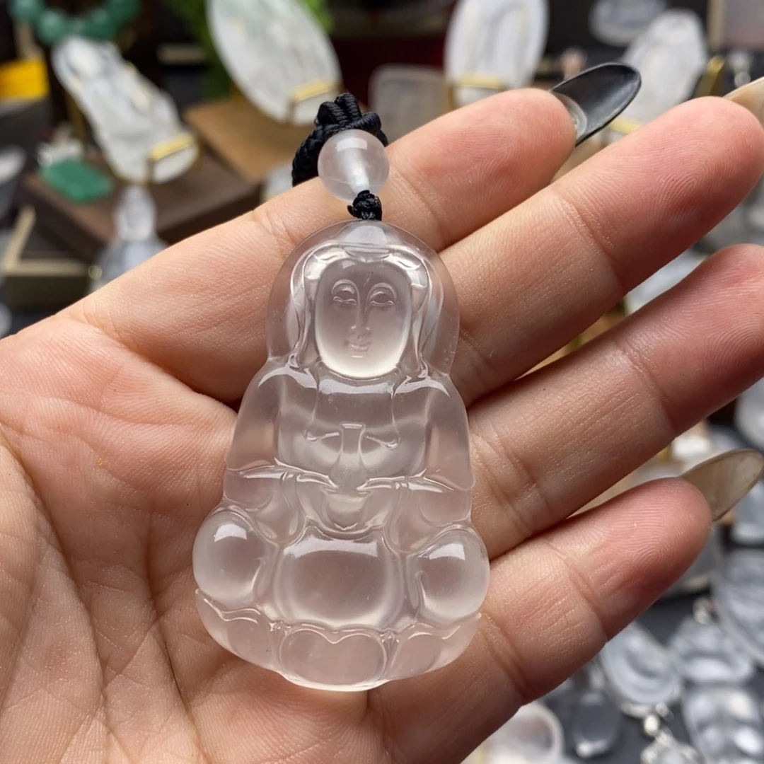 石英质玉颈饰未镶嵌老****枪