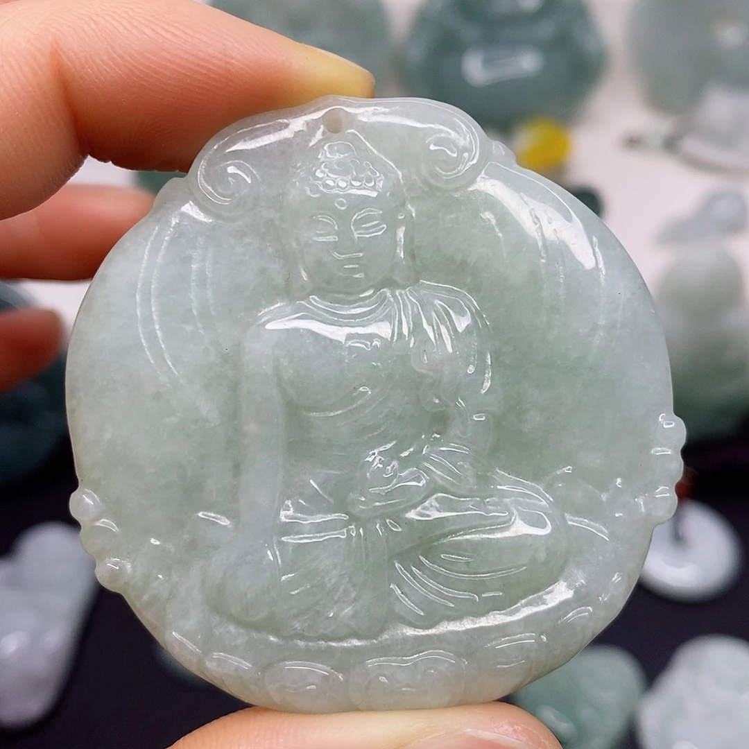 翡翠颈饰未镶嵌吊坠