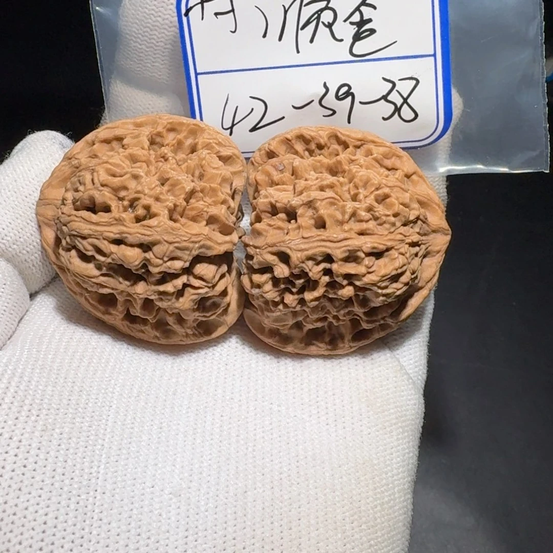 文玩核桃把件9号村将