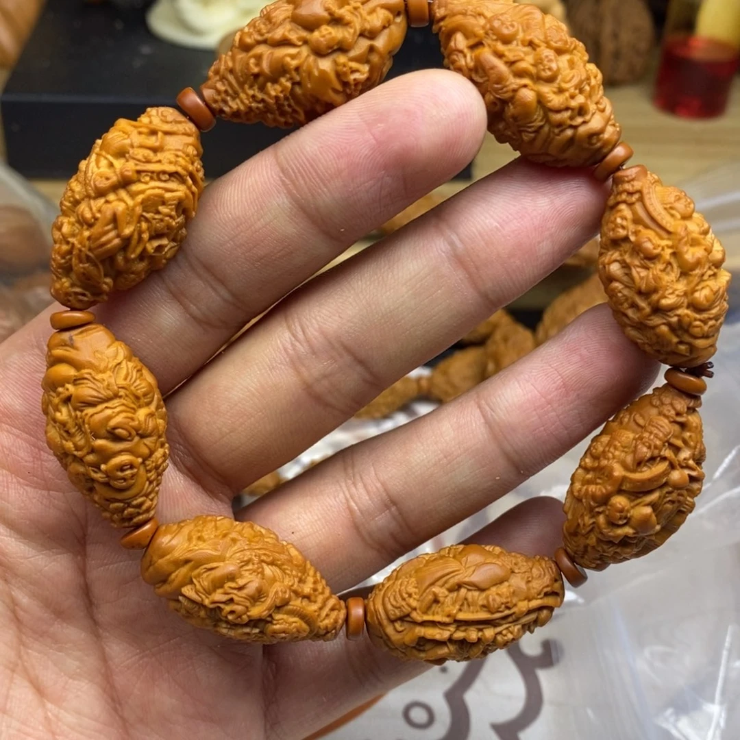 橄榄核手串/手链橄榄核雕刻工艺宇