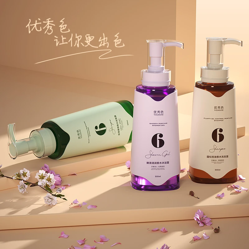 优秀色控油蓬松柔顺去屑止痒洗头膏男女士氨基酸修护发香水洗发水