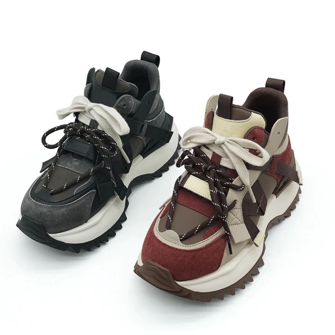 LI AJIGIRL/阿吉女 原创设计【旧梦】休闲时尚老爹鞋#44112017