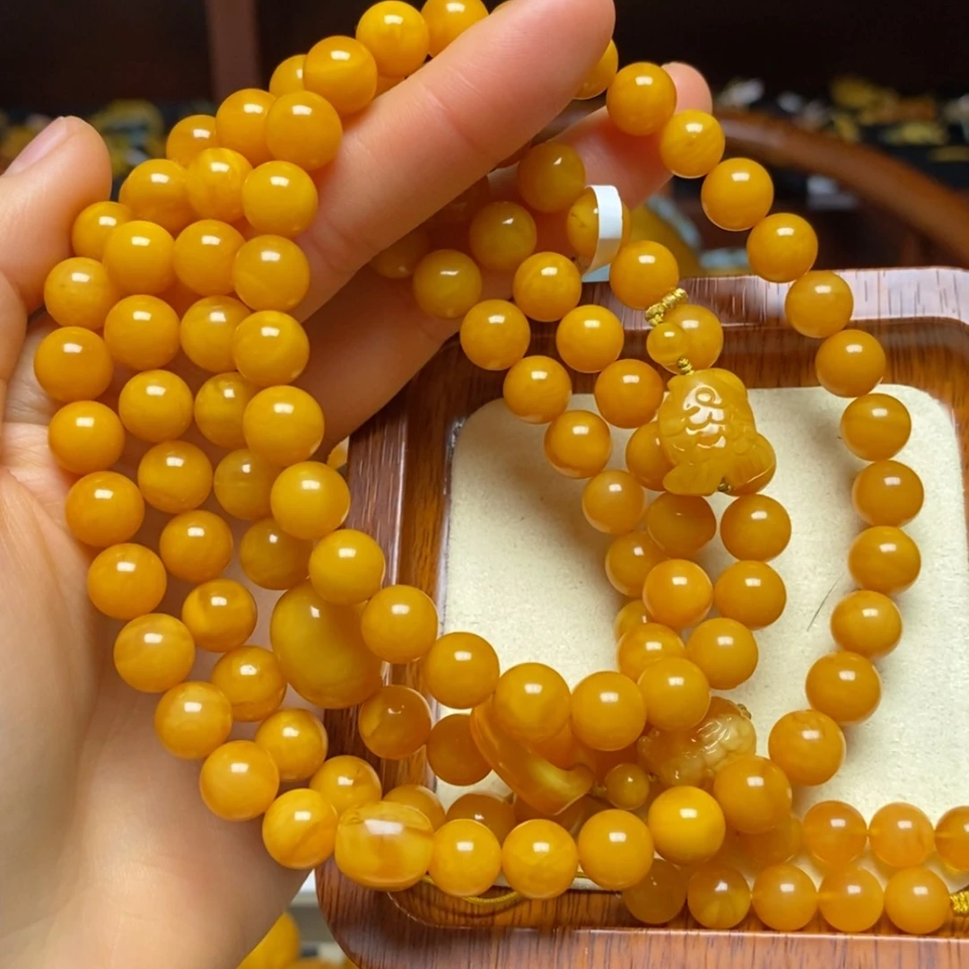 【闪购商品】蜜蜡手链未镶嵌手串