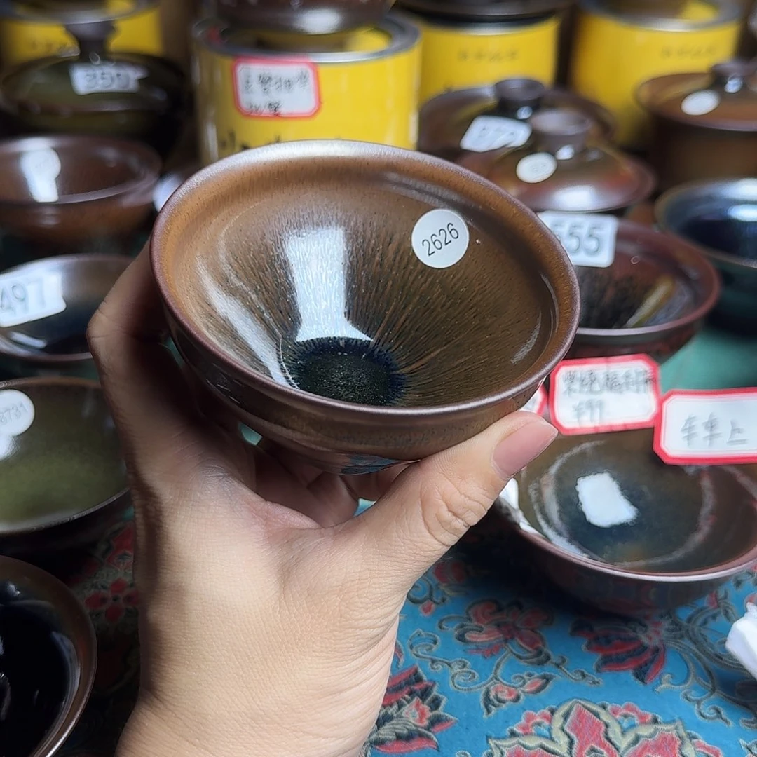 茶盏2626 罗莉柴烧手工主人杯