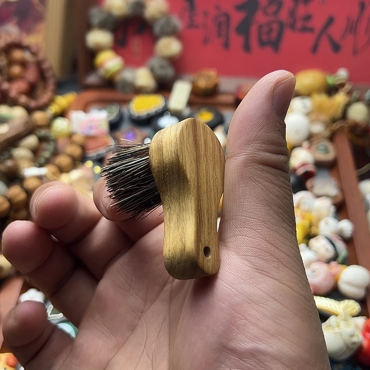 非金属猪鬃毛文玩清洁刷