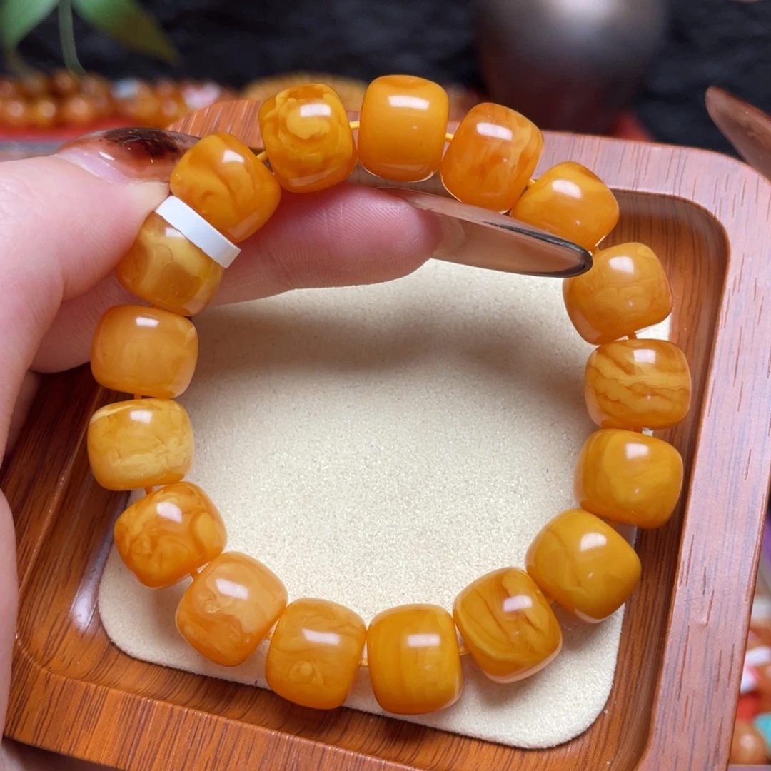 蜜蜡未镶嵌手链手串