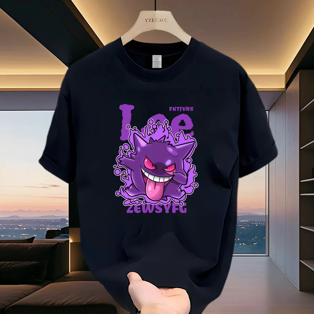 美式痞帅重磅纯棉短袖T恤青年男女款夏季ins潮牌男士圆领百搭上衣