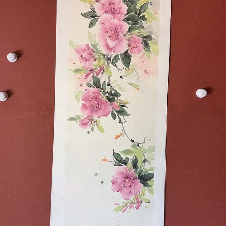 国画听兰老师花鸟