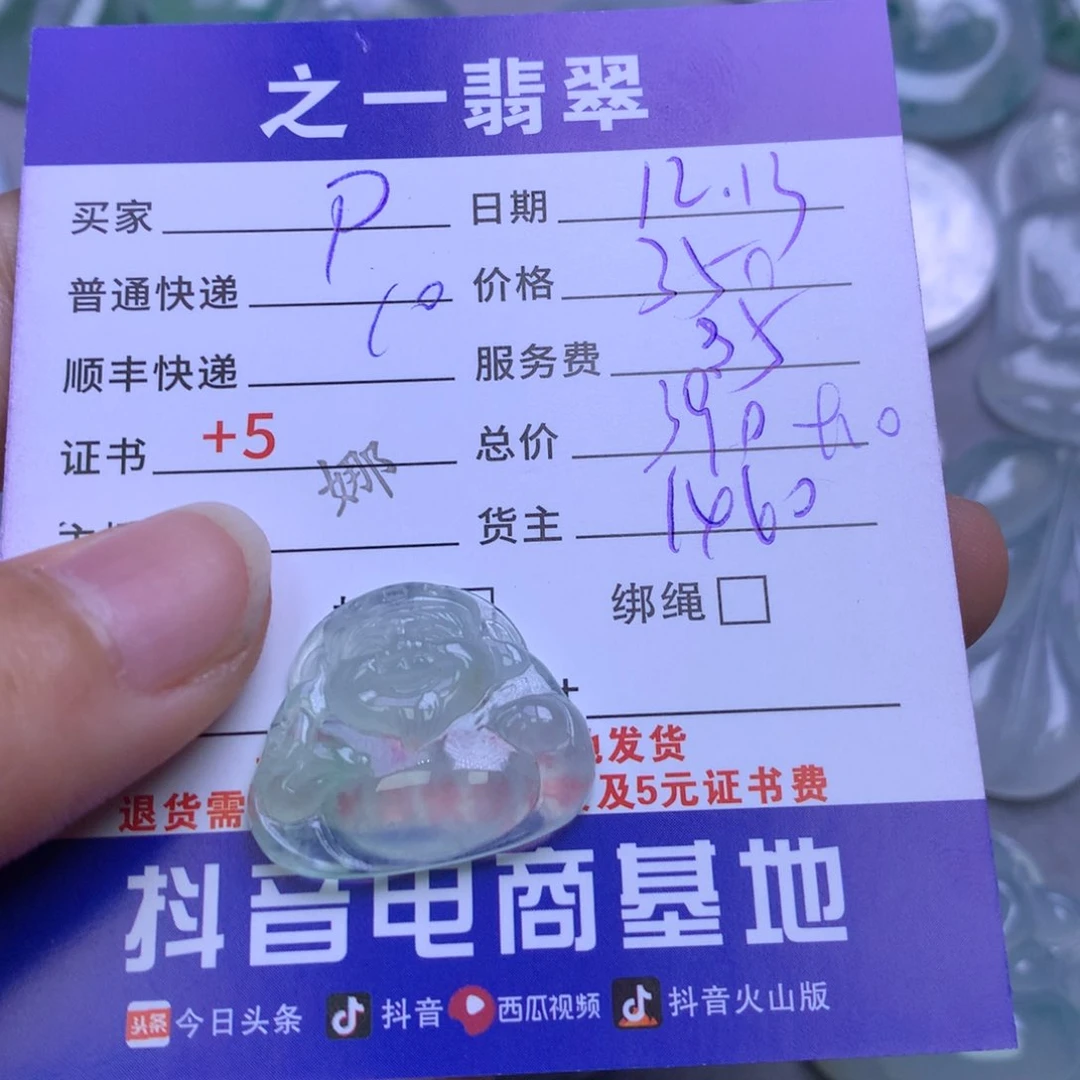 颈饰未镶嵌翡翠P****l