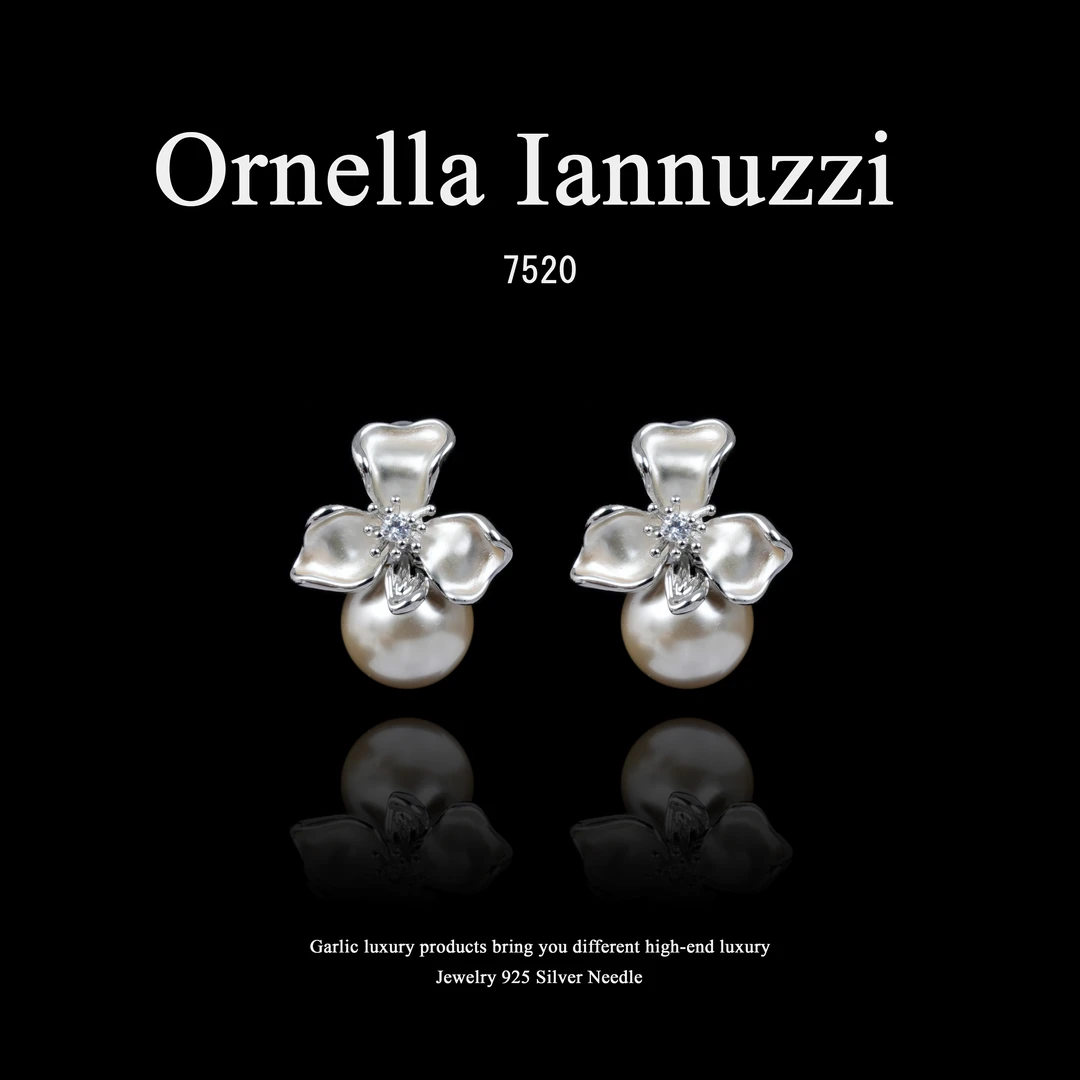 镀K金 Ornella Iannuzzi耳饰~7520