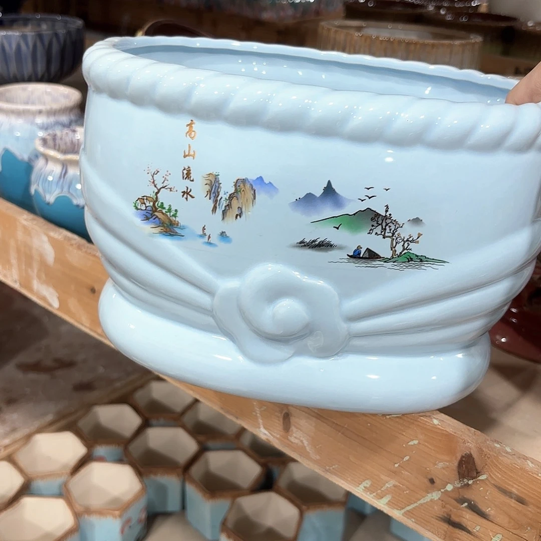 陶瓷陶瓷花盆，多肉花盆