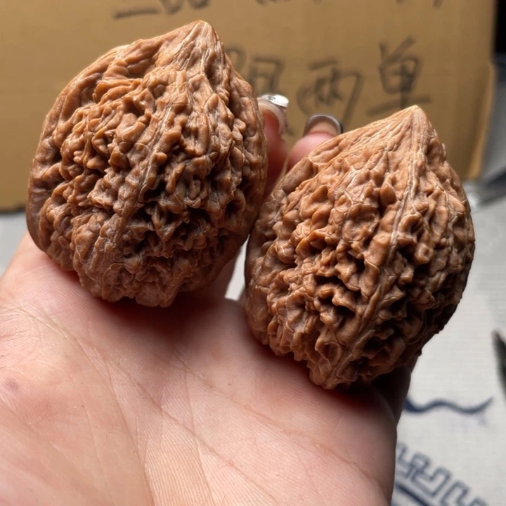 油***糕把件文玩核桃大蒜头39