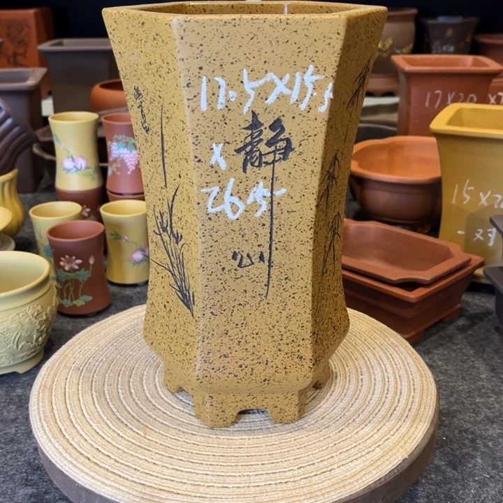 紫砂花盆紫砂花盆