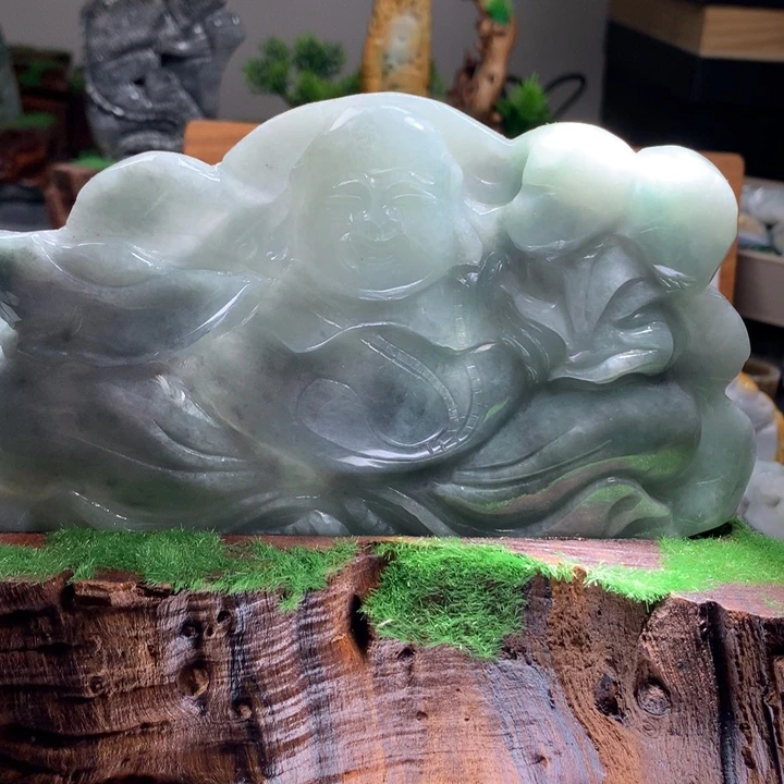 翡翠未镶嵌颈饰保真天然A货翡翠