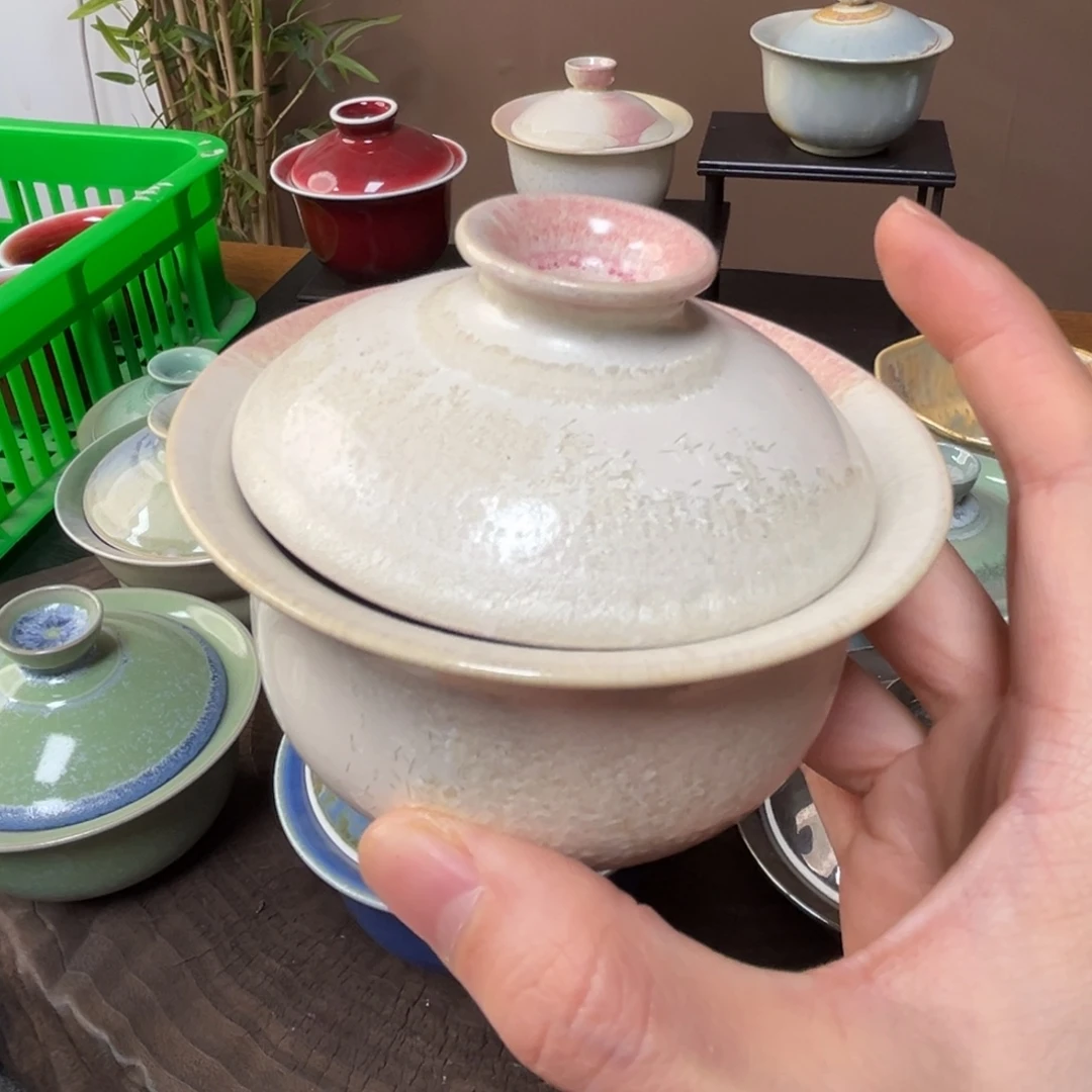 纯手工福利盖碗杯杯