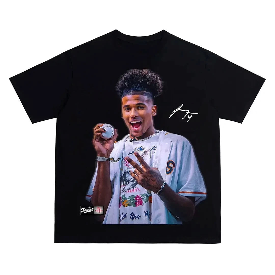 geky*杰伦格林数码直喷美式重磅索罗娜男生设计感短袖