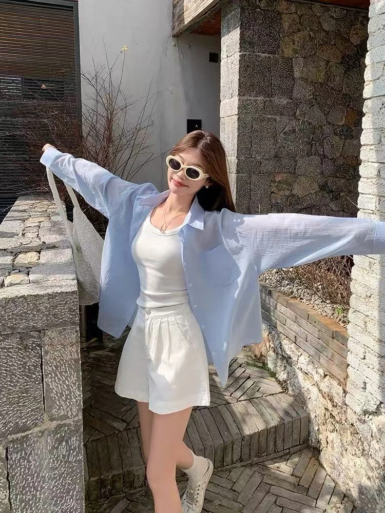 【GD穿搭】时尚风套装法式复古夏季长款显瘦穿搭百搭上衣设计感