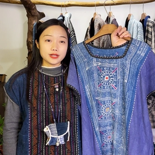 织绣手工制作工艺上衣