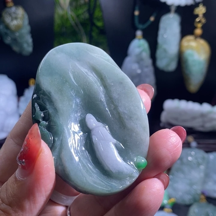 【闪购商品】颈饰未镶嵌翡翠观音