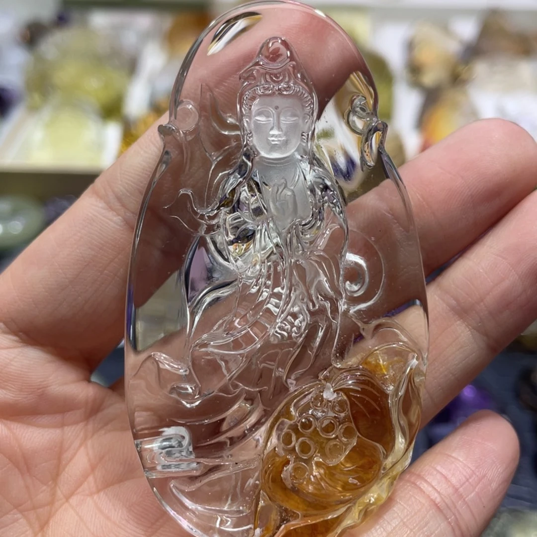 水晶颈饰未镶嵌定制