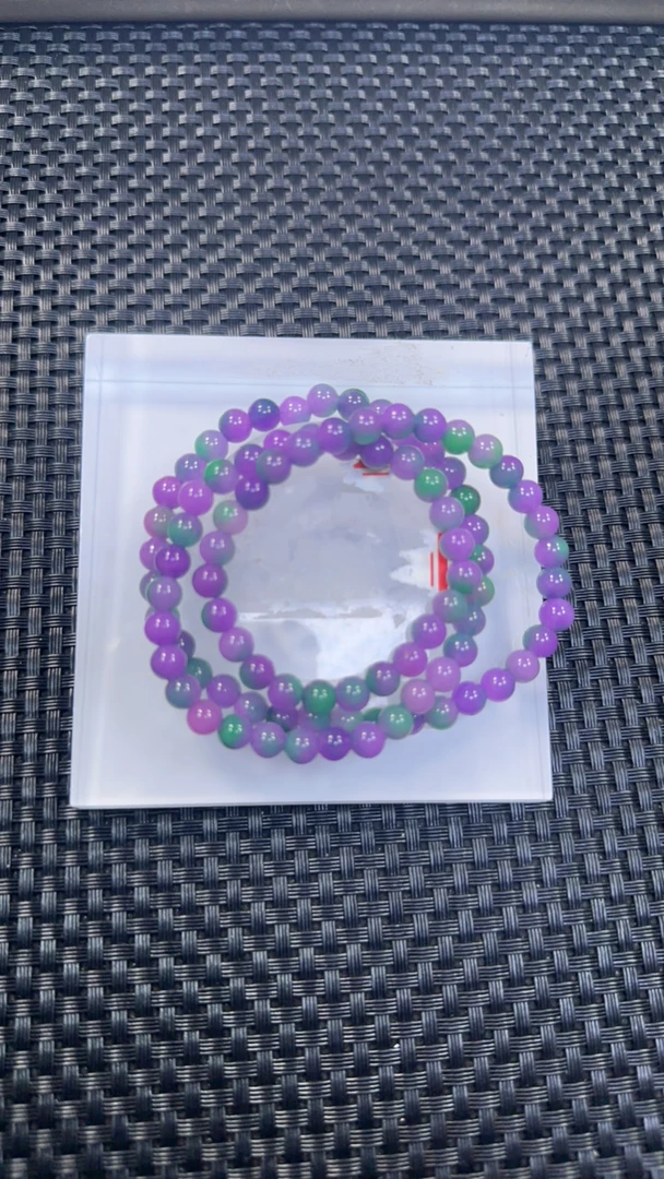 紫绿6mm多圈手串发一条H03