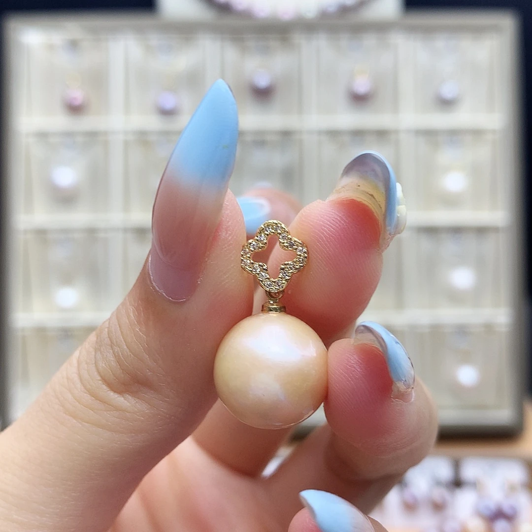 淡水珍珠合金项链