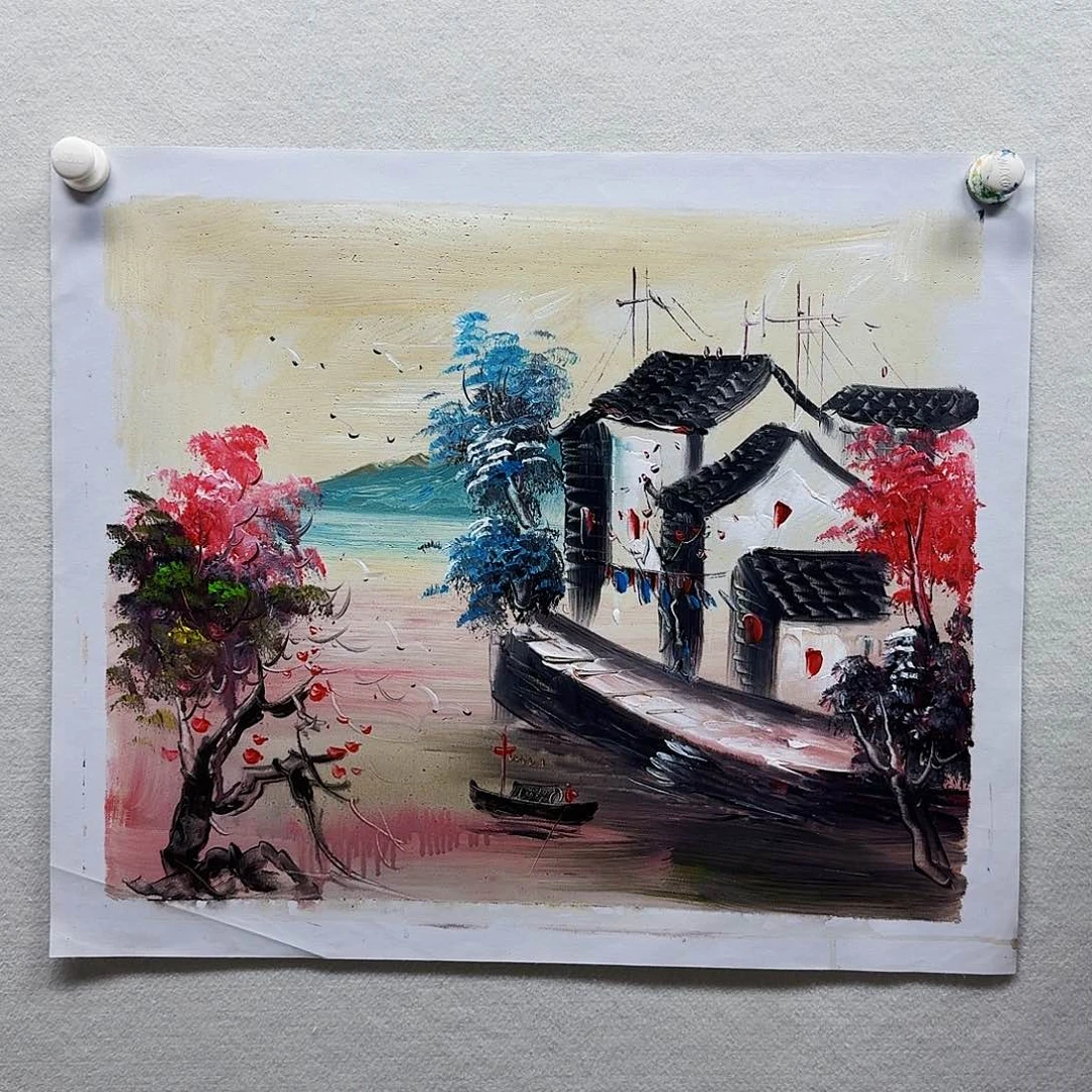油画作品原创手绘作品123456