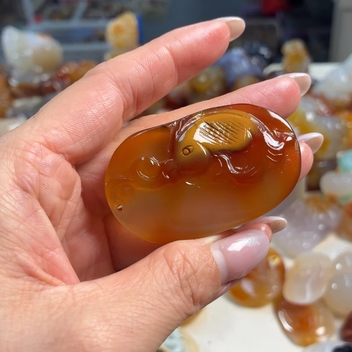 未镶嵌吊坠(不含链)玛瑙/玉髓