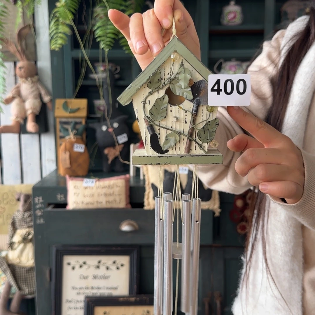 中古玩具老货默认微瑕损米房子风铃