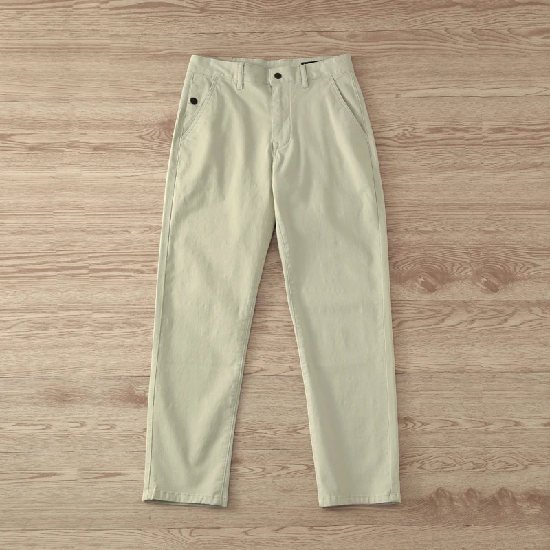 秋季户外新款休闲裤男士潮流百搭耐磨直筒裤微弹美式复古直脚裤子