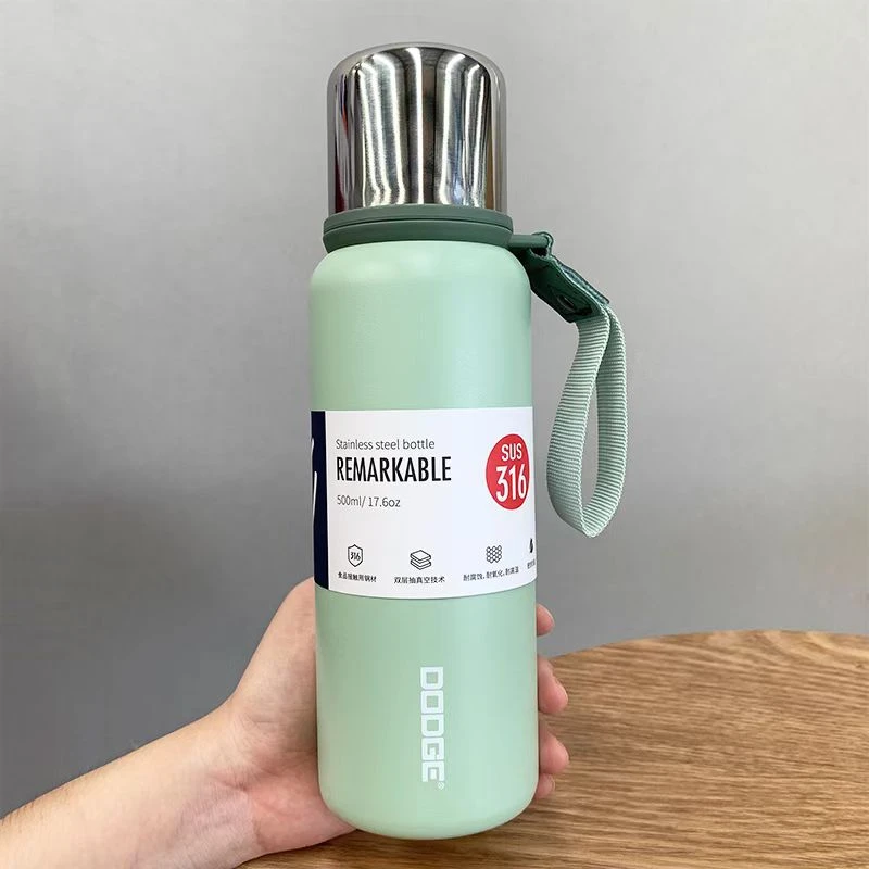 DB-23655-A道奇婉然随行保温杯500ml-绿色   包装微瑕