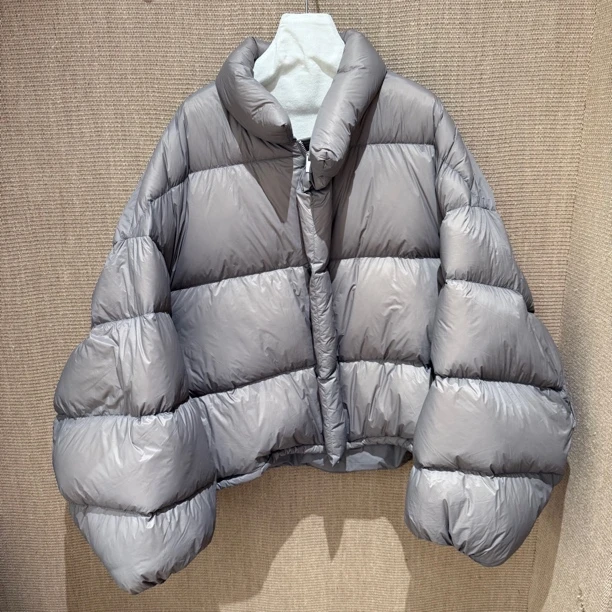 有尾｜廓形立颐短款面包羽绒服2825401