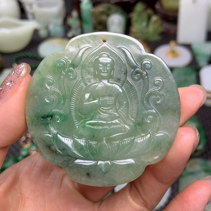 未镶嵌挂件翡翠清