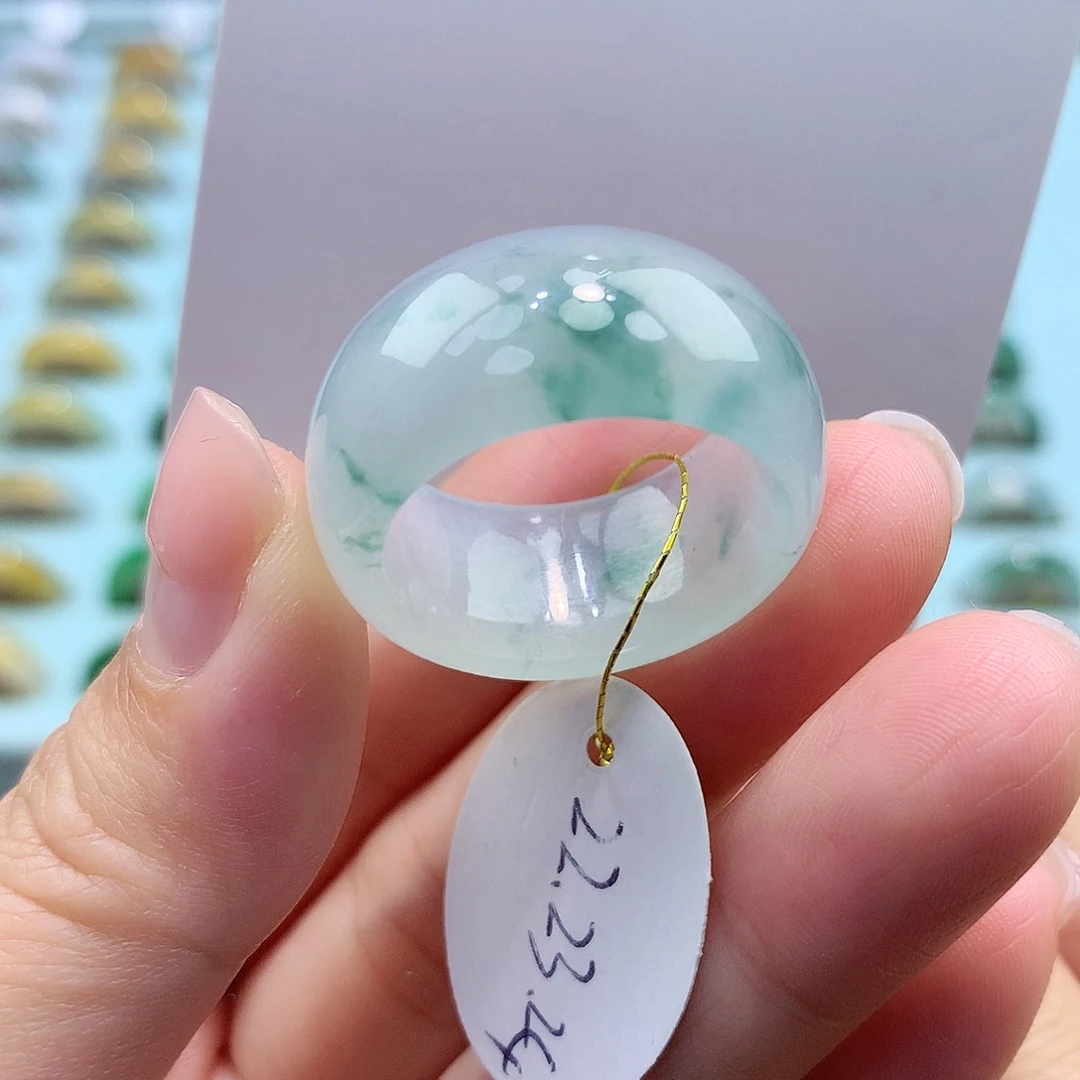 未镶嵌戒指翡翠2324口