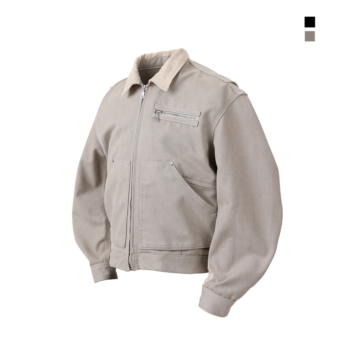 <0868-零捌陆捌>25SS灯芯绒翻领底特律结构夹克Boxy短宽款