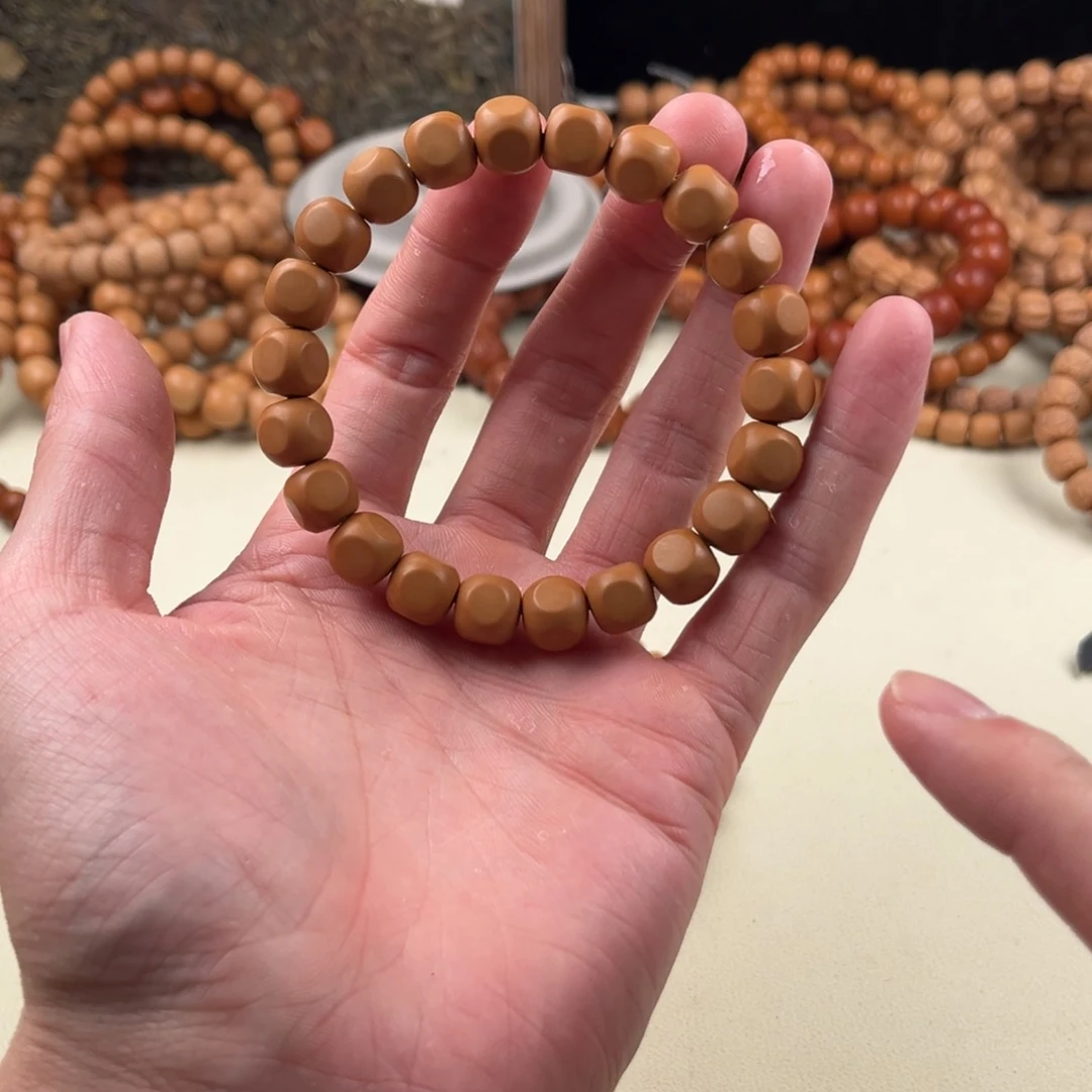 猴头核桃手串全品自然走色大面六方