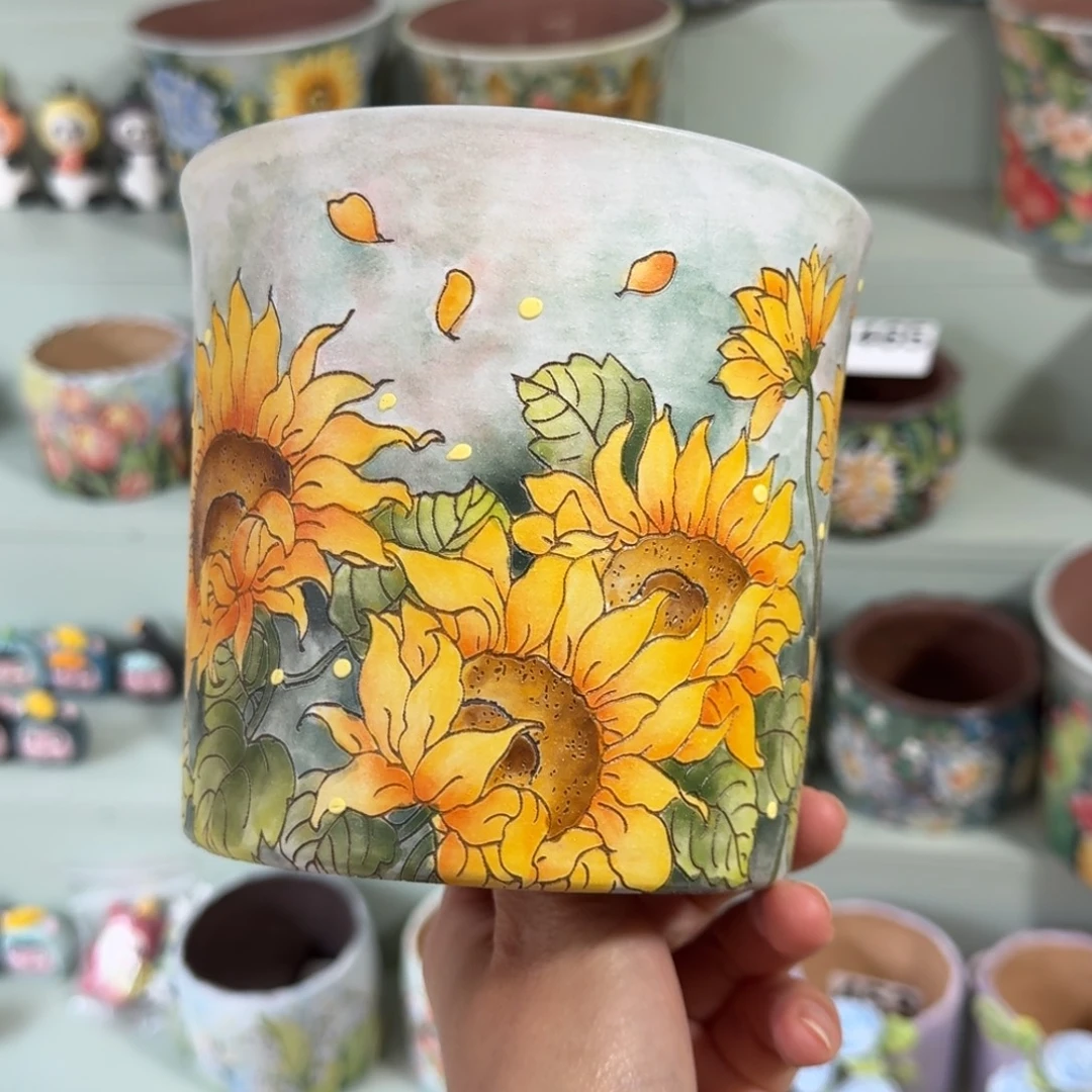 桃***花盆手绘花盆手绘花盆手绘花盆手绘